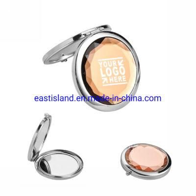 Promotion Gift Pocket Mini Small Custom Makeup Hand Compact Makeup Mirror