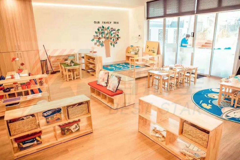 Playroom Furniture Toy Storage Furniture, Baby Display Wooden Furniture, Kindergarten Kids Toy Furniture, Children Care Center Furniture