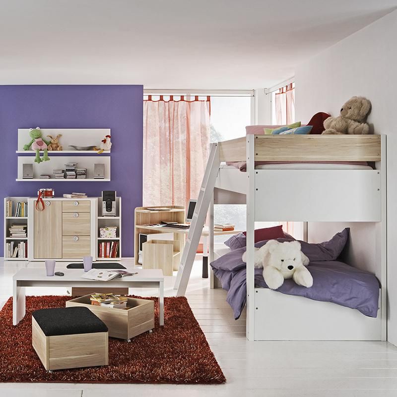 High Quality Wholesale Modern Bedroom Furniture Set Single Kids Bunkbed