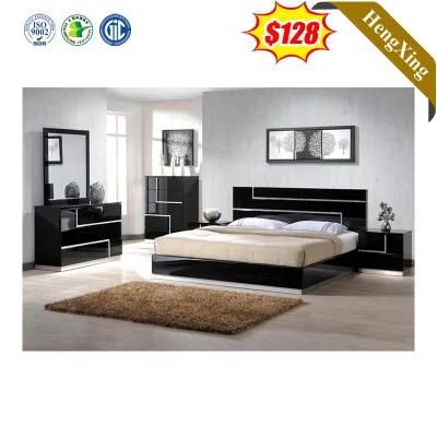 Hot Selling Reliable Quality Wooden Melamine Hotel Home Bedroom Furniture Sofa Double King Bed