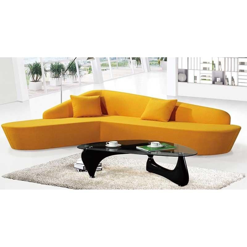 (SZ-SF2615-1) Waiting Living Room Office Sofa Lounge Yellow Reception Sofa