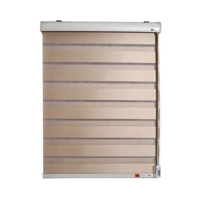 Manual Sunscreen Window Shades Zebra Blinds