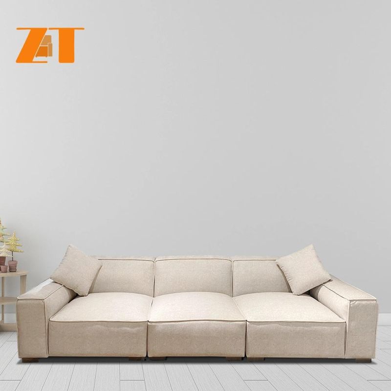 Factory Price China Supplier Slipcover Removable Cheap Living Room Fabric Sofas Home Furniture Sofa Set