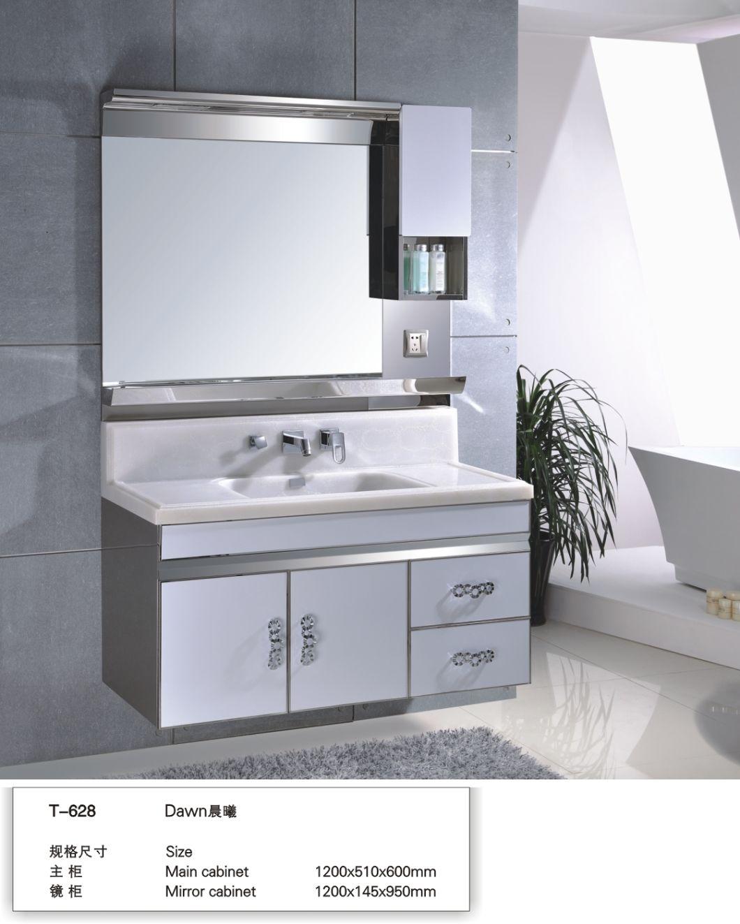 201 Stainless Steel Luxury Modern Wall Home Decor Bathroom Furniture