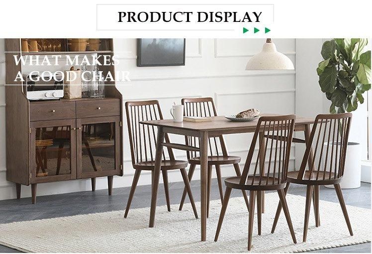 Furniture Modern Furniture Chair Home Furniture Wood Furniture Modern Interior Design Luxury High Back Leisure Wood MID Century Dining Room Chair