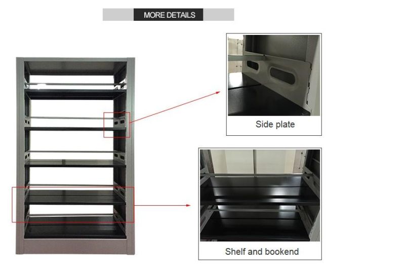 New Design Metal Book Shelf for Office