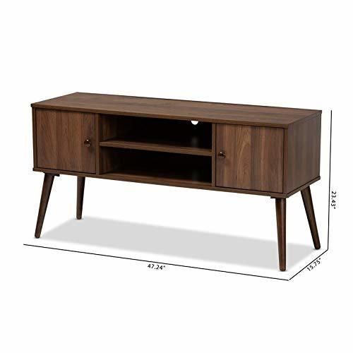 TV Stand Entertainment Center with Shelf and Storage