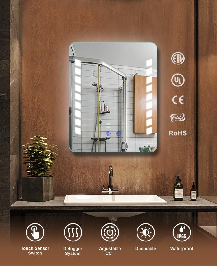 High Definition Wall-Mounted Wall Mirror LED Bathroom Mirror