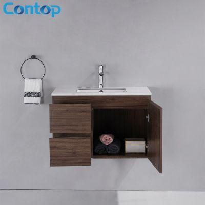 Wall Mounted Rectangular Shape Hotel Bathroom Vanity