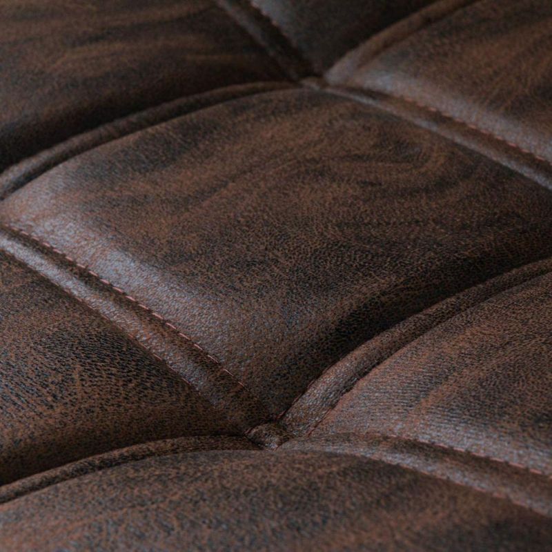 Customized Size Leather Elegant Design Living Room Furniture Seater Recliner Super Modern Style Luxury Hight Bar Chair