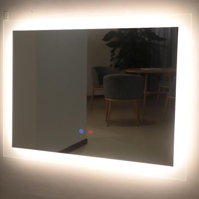 Modern Wholesale Home Hotel Big Backlit Bathroom Mirror with LED