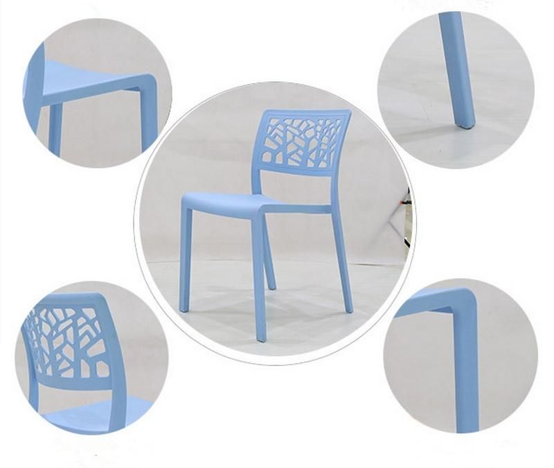 Home Furniture Full Plastic Stackable Dining Room Chair Cheap Colorful Stacking Leisure Chairs for Hotel Restaurant