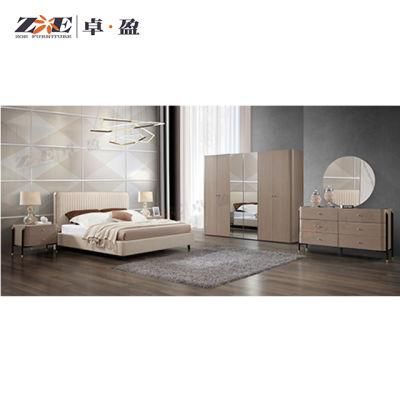 Hotel Furniture Wooden Apartment Bedroom Furniture Set