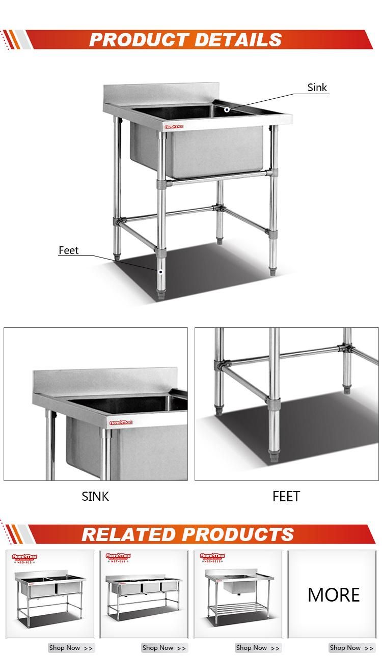 2-Deck Stainless Steel Working Table with Splashback