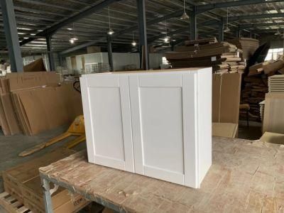 Fuzhou China Three Section Track White Shaker Kitchen Bathroom Cabinets