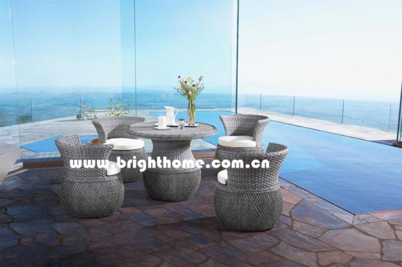 Aluminium Wicker Outdoor Dining Furniture