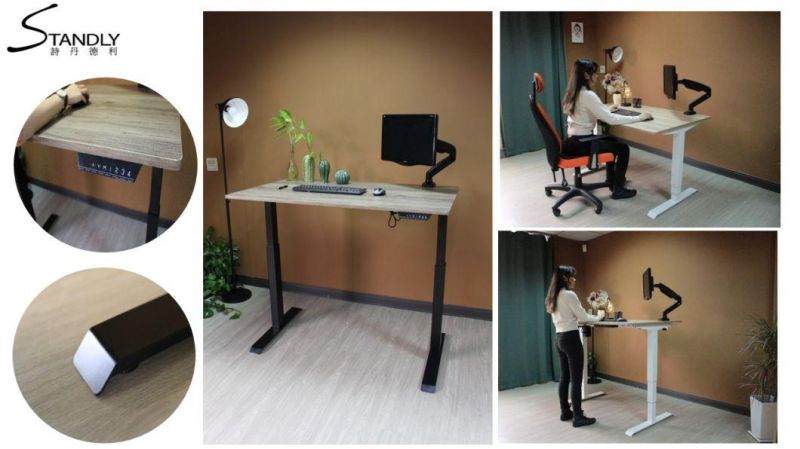 Memory Function Double Motor Three Pipe Office Lifting Table