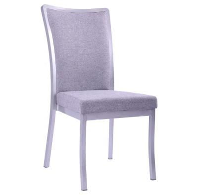 Foshan Manufacturers Hotel Furniture Wholesale Luxury New Design Upholstered Stacking Aluminum Wooden Like Hotel Banquet Chair