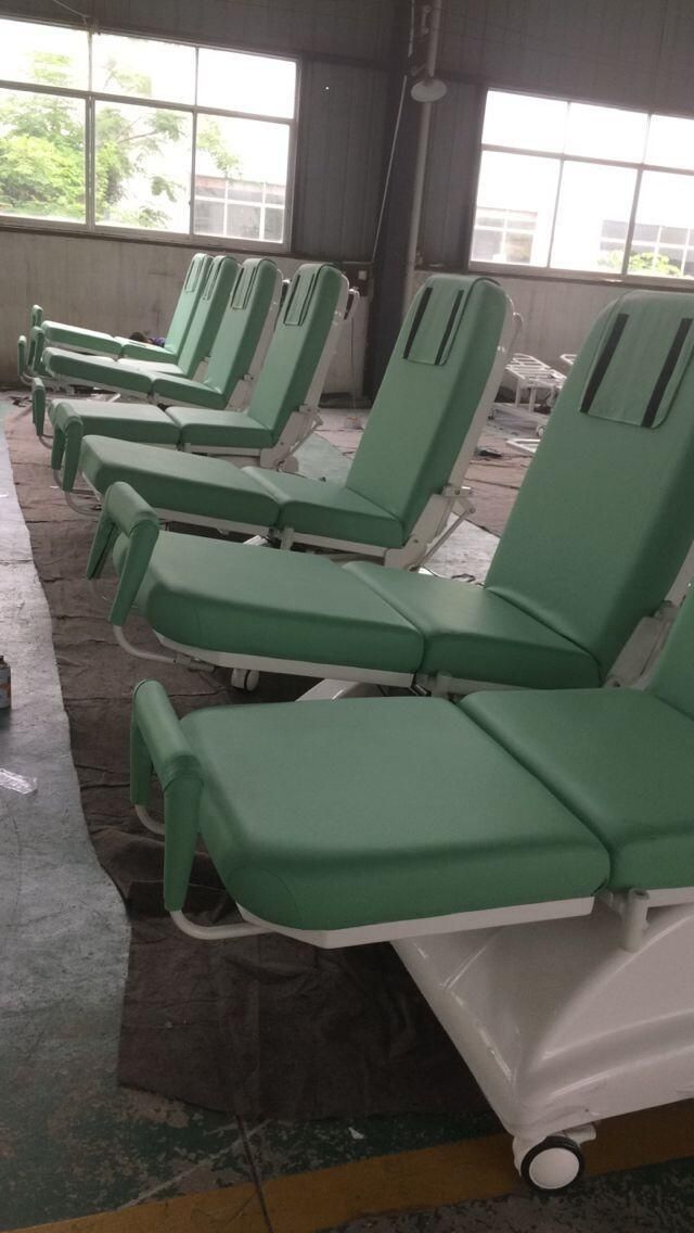 Factory Clinic Medical Therapy Manual Dialysis Chair Hospital Use Blood Donation Chair