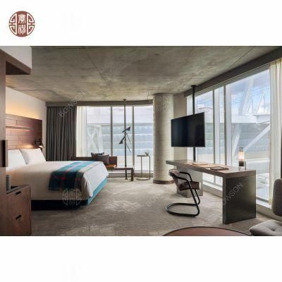 Solid Wood Hotel King Size Bedroom Sets Furniture Packages