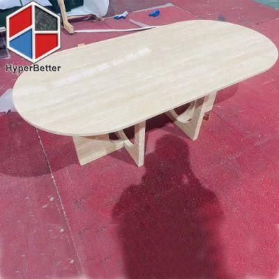 Wholesale Customized Travertine Coffee Table 45cm Height