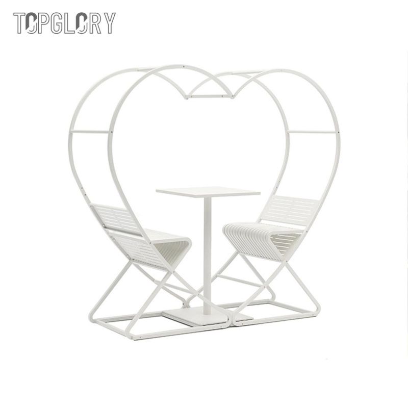 Popular Creative Design Hotel Outdoor Garden Home Furniture Aluminium Table and Chair Set