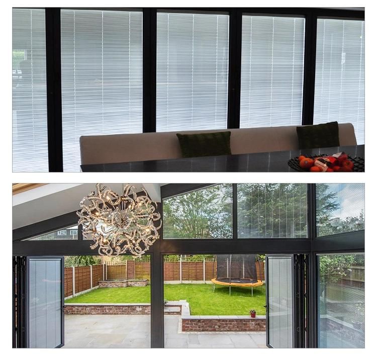 Aluminum Office Curtains and Blinds with Hollow Glass Inserts Blinds Office Hollow Blinds