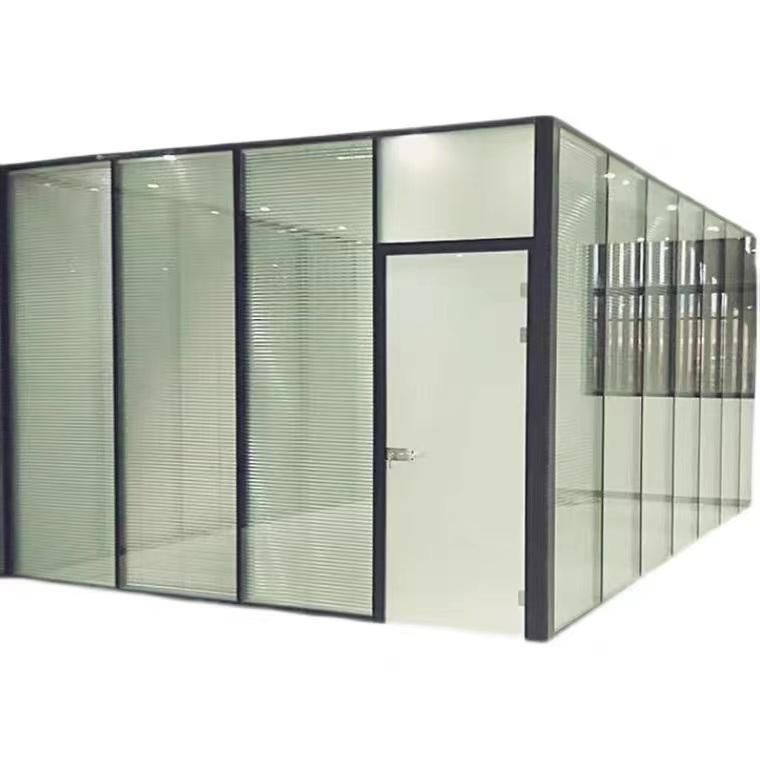 Modern High End Office High Wall Partition with Tempering Glass