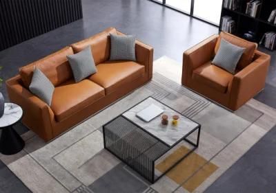 Zode European Style Modern Cheap Factory Germany PU Leather Living Room Sofa