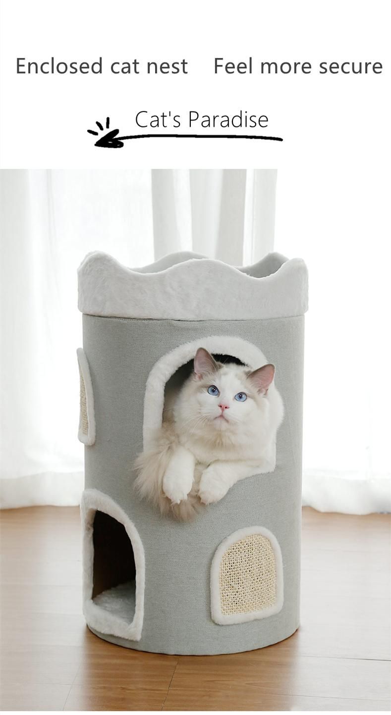 Modern Cat Furniture Cat Play House for Fun Cat Castle