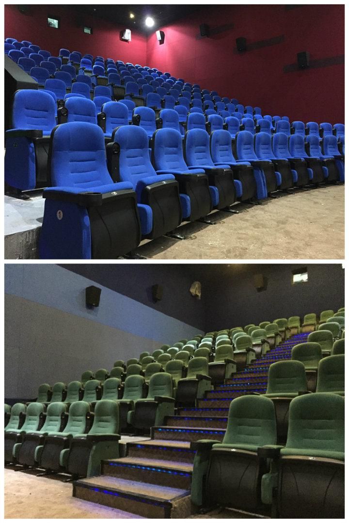 VIP 2D/3D Media Room Multiplex Theater Cinema Movie Auditorium Couch