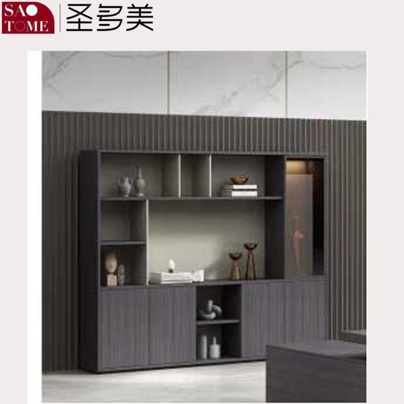 Modern Luxury Foshan Office Wooden Table Ordinary Desk Office Furniture Four People