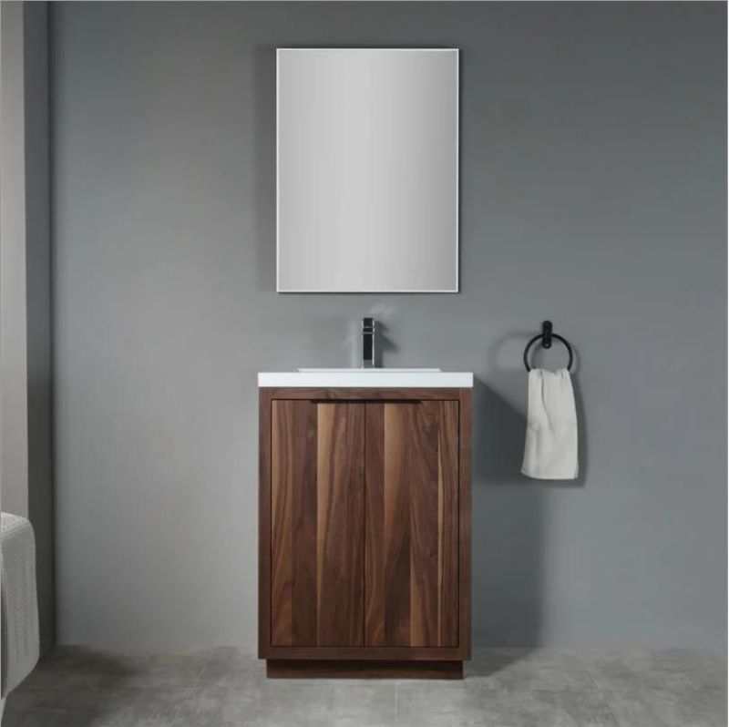 Luxury Modern Bathroom Cabinet with Ceramics Basin