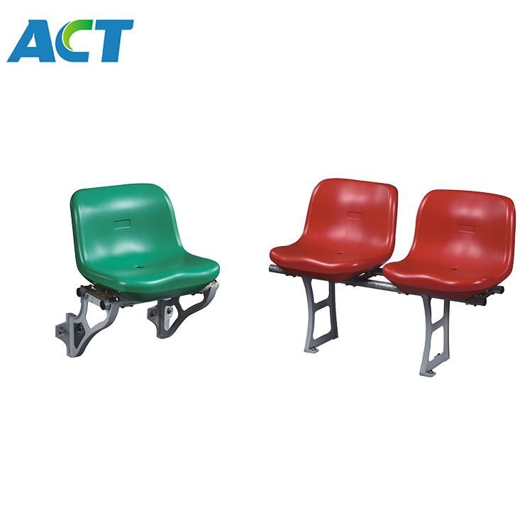 Anti UV HDPE Blow Molded Stadium Chair Seat with Medium Back, Wholesale Stadium Seating