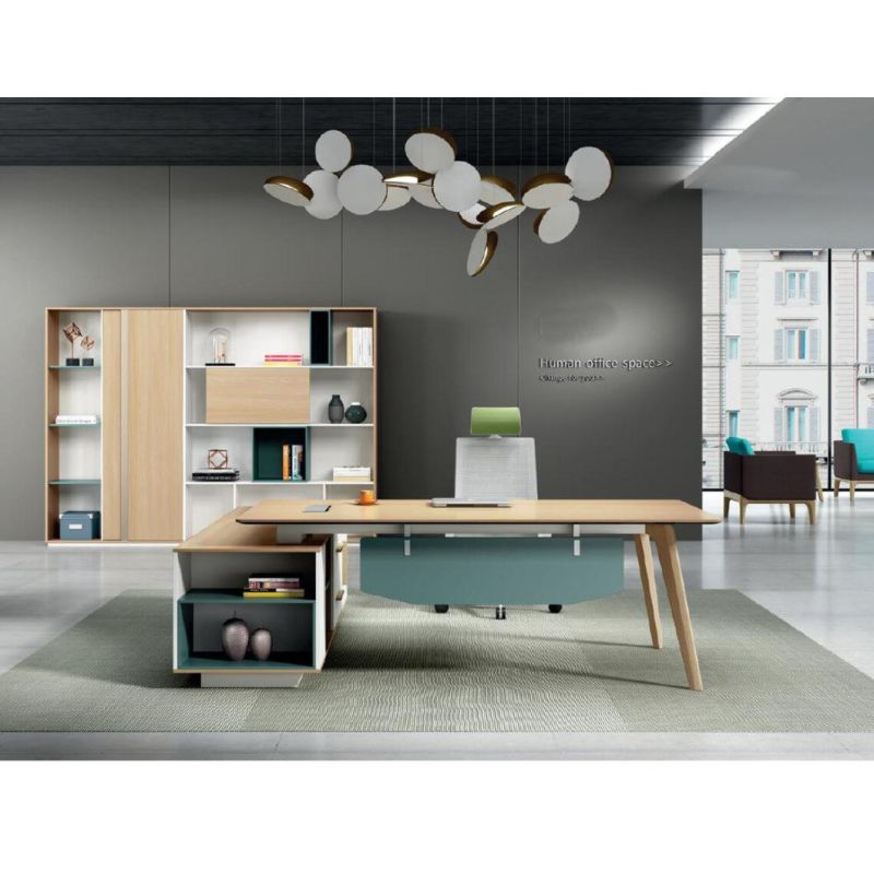 New Arrival L Shape Manager Desk Modern Office Table