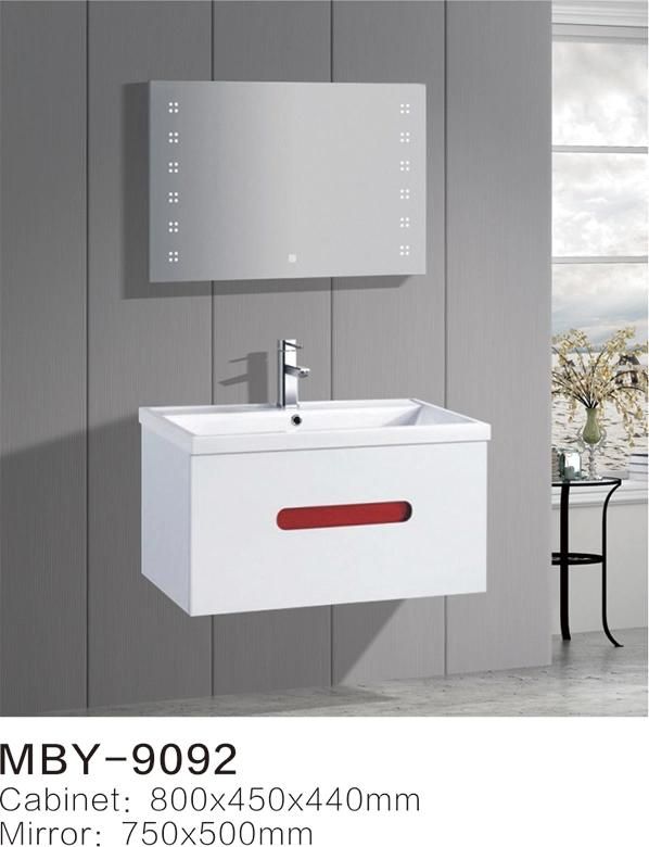 PVC Bathroom Cabinet with LED Mirror