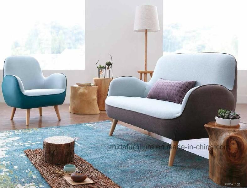 Hot Seller Small Living Room Comfy Nordic Sofa