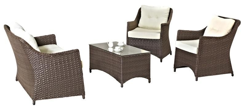 Home Furniture Modern Outdoor Rattan/Wicker Sofa Leisure Garden Furniture