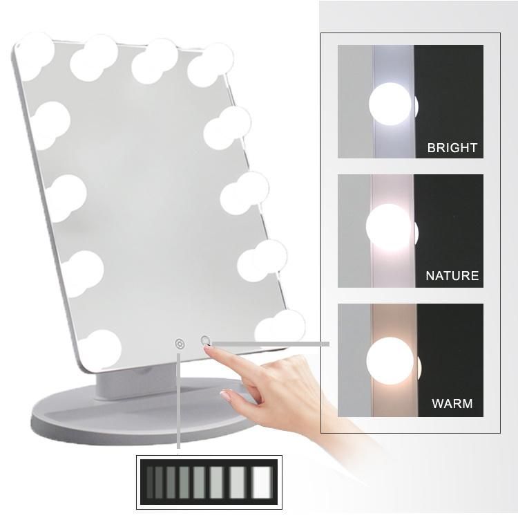 Vanity Makeup Mirror with Lights Hollywood Style for Bedroom