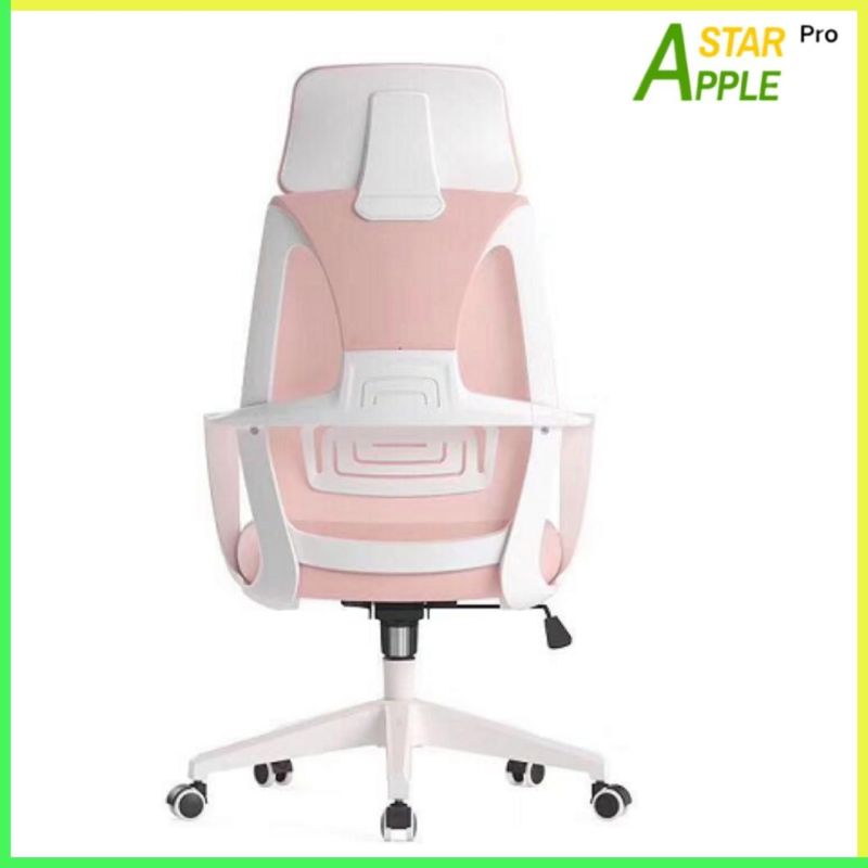 Ergonomic Design Modern Furniture Office Chair with White Nylon Armrest