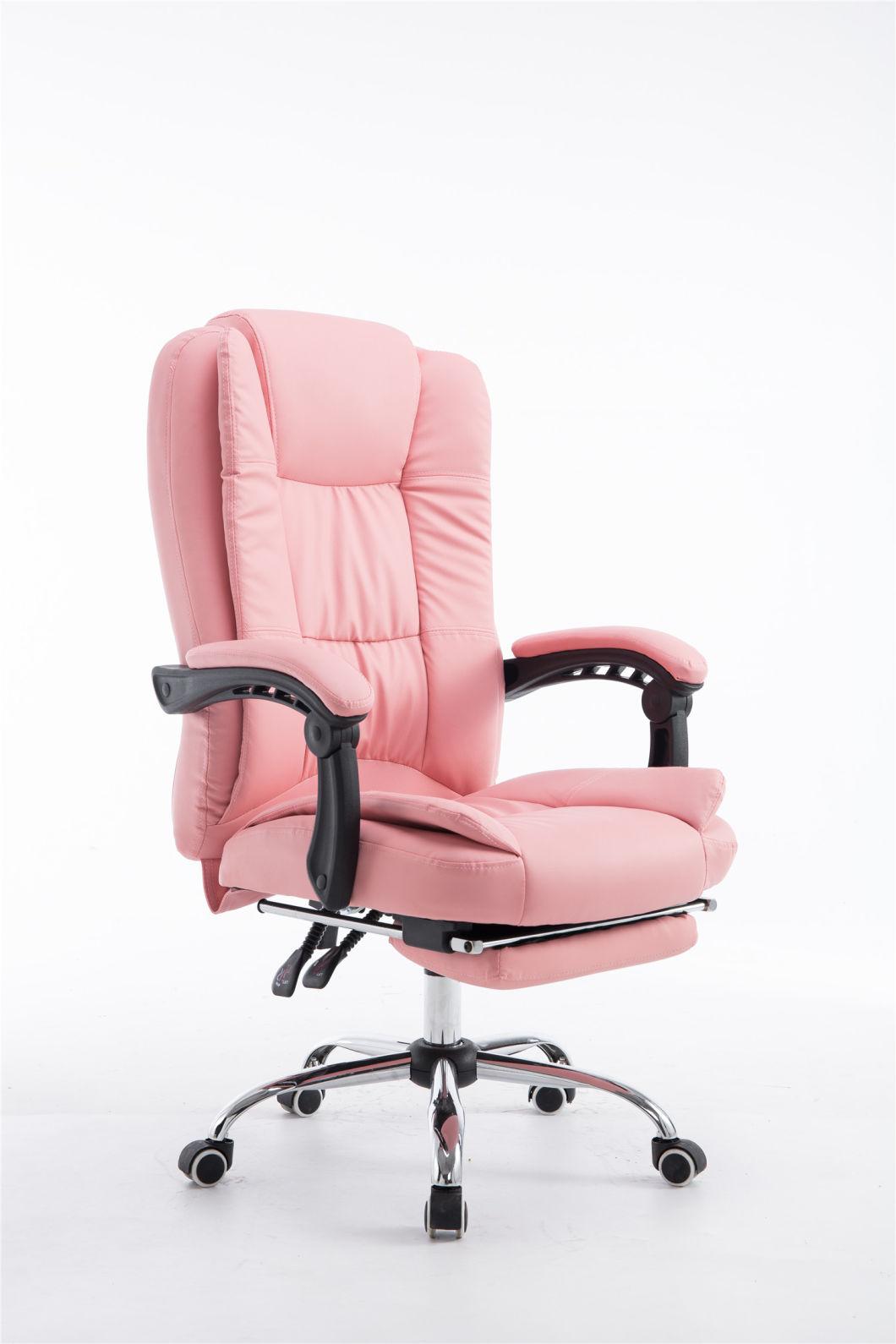 European American Market Popular PU Leather Office Chair High Back Swivel Executive for Office and Home Use Manager Innovative Design Furniture