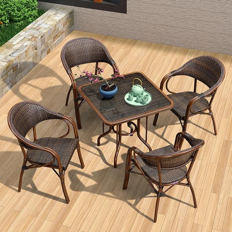 Hot Sell Cheap Rope Chair China Factory Modern Patio Garden Chair Aluminium Wholesale Outdoor Chair