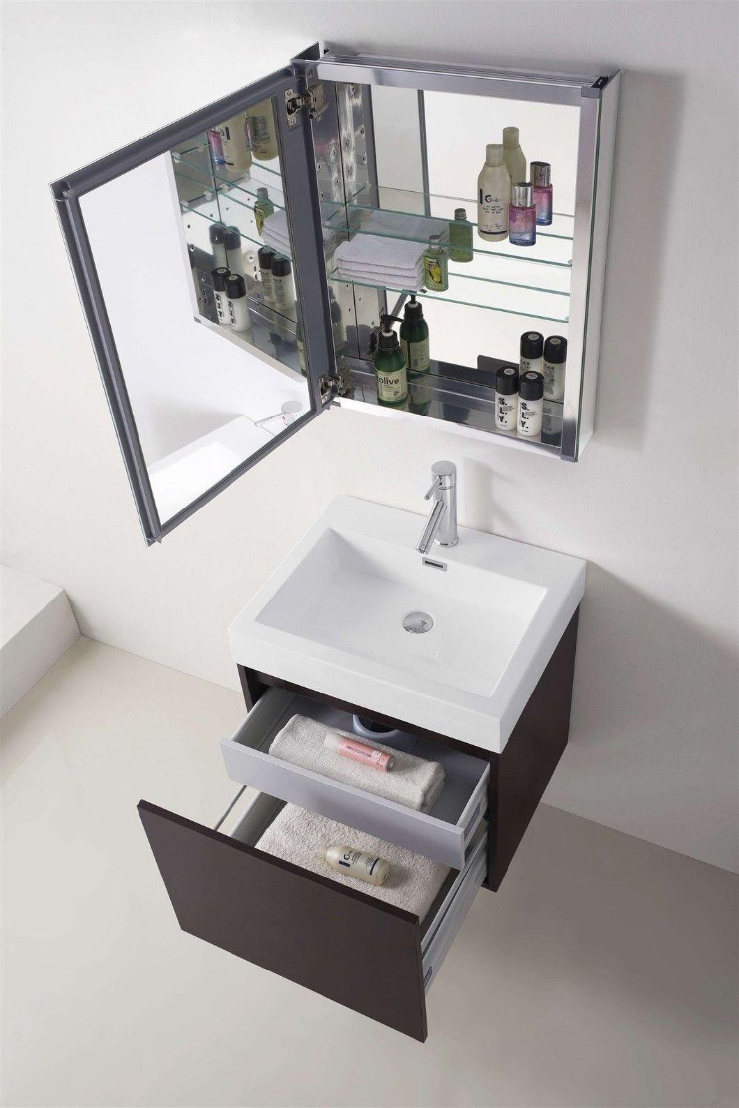 Bathroom Cabinet High Quality Bathroom Furniture Polymarble Top Vanity Luxury Vanities Small Furniture