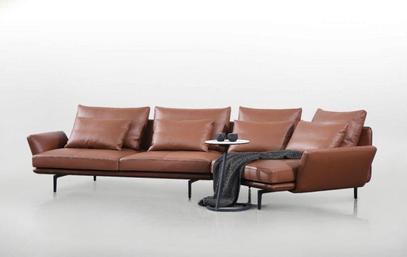 Home Furniture Set Livingroom Furniture Corner Sofa Leather Sofa GS9020