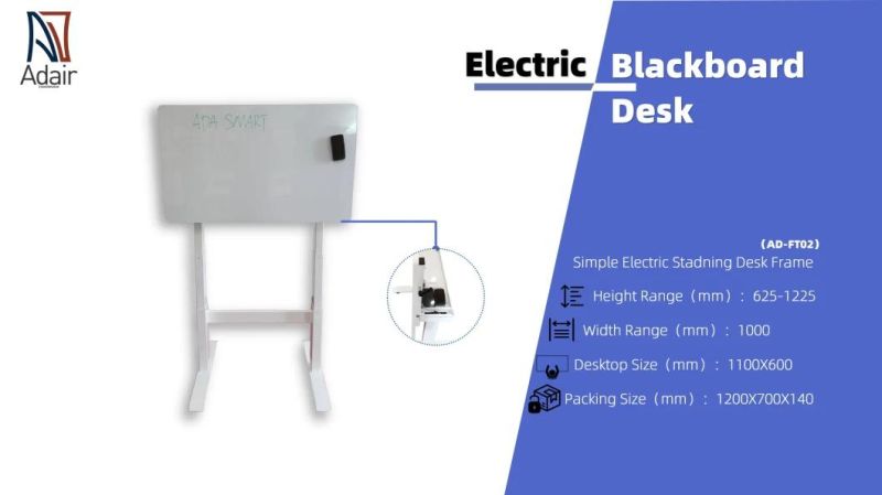 Manufacturer Height Adjustable Electric Standing Flip Meeting Blackboard Desk