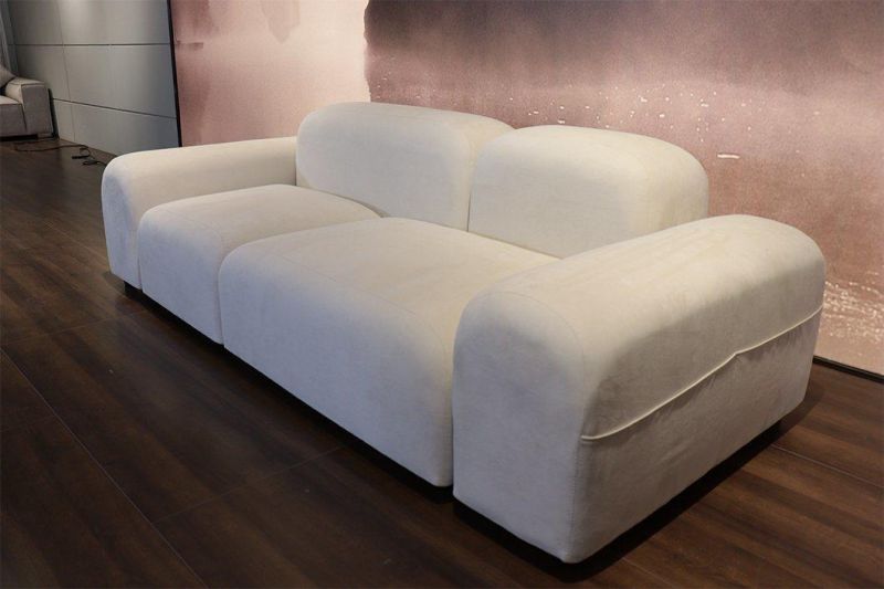 Custom Luxury Modern Elegant Living Room Velvet 3 Seater Sofa