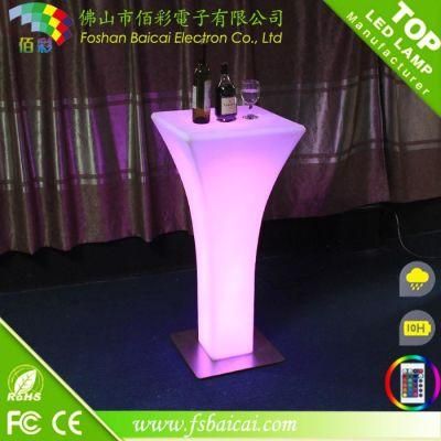 Outdoor Bar Garden Frunitrue LED Cocktail Table