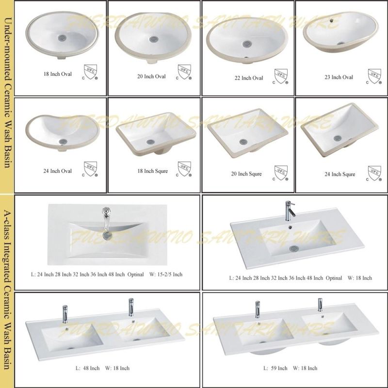 New Style Dovetail Construction Soft Closing Bathroom Furniture