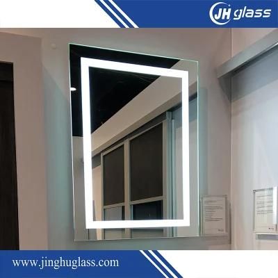 LED Illuminated Bordered Mirror for Bathroom