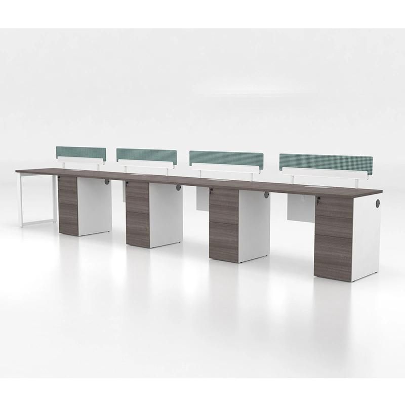 High Quality Furniture Four Seat Workststion Modern Computer Office Desk